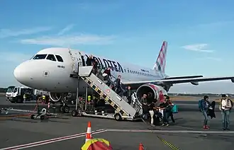 Airbus A319 de Volotea à Nantes.
