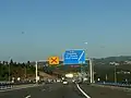 L'A42 - échangeur encore en travaux en 2010 entre l' et l'A42