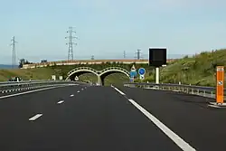 Autoroute A432, au PK 8.5 de la section ouverte le 19 février 2011.