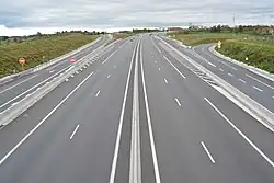 L'autoroute A71 et les bretelles de l'A79