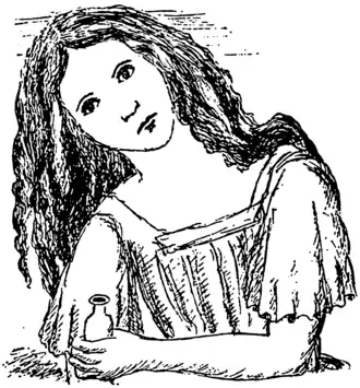 « Bois moi ». Lewis Caroll, fac similé de la version de 1864