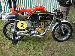 Motocyclette AJS 7R 350 « Boy Racer » de compétition