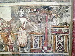 Sarcophage d'Aghia Triada : Taureau tué