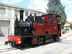 La Meuse 130T no&nbsp;9 (3932) du Musée des transports de Pithiviers (France).