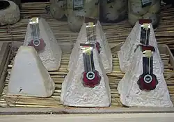 Le pouligny (250&nbsp;g) à étiquette rouge en 2009.