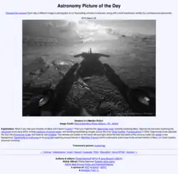 Logo de Astronomy Picture of the Day