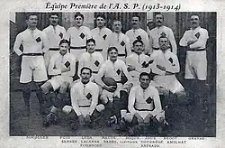 L'ASP lors de la saison 1913-1914.