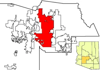 Localisation de Phoenix