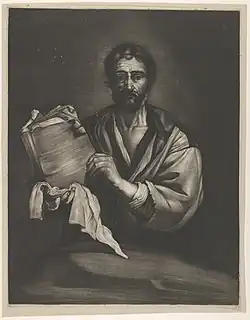 Un philosophe, impatient, tenant un livre avec un chiffon, XVIIe&nbsp;siècle, Bernard Vaillant (créateur Ribera), Metropolitan Museum of Art, New York .