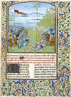 Les Commentaires de Cesar (1473-1476), f.189 - BL Royal MS 16 G VIII.