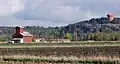 Ferme et château d'eau à Halikko.