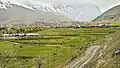 Village, dans l'une des rares vallées cultivables du Karakoram (printemps 2016)