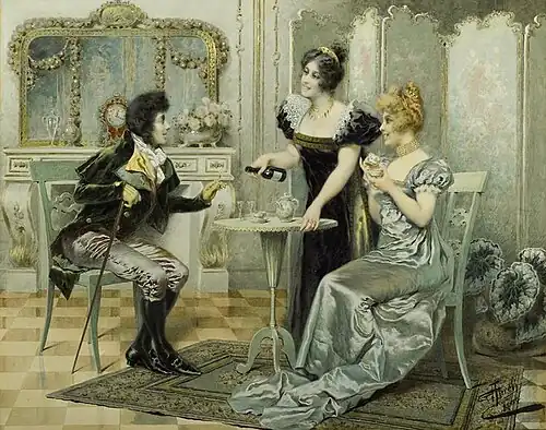 Un visiteur bienvenu, date inconnue.