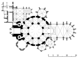 Plan de la chapelle palatine