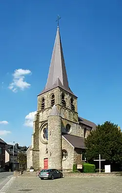 Le clocher vu de côté.