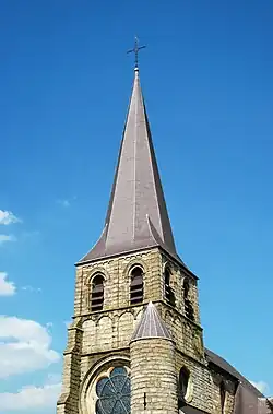 Le sommet du clocher.