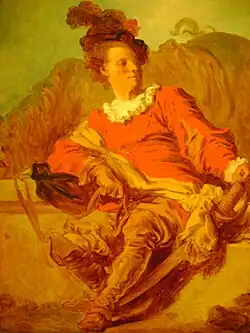 Jean-Claude Richard, l'abbé de Saint-Non, vêtu à l’espagnole par Jean-Honoré Fragonard (1769), Barcelone, musée national d'Art de Catalogne.