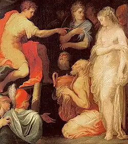 La Continence de Scipion (vers 1555), huile sur toile, 127 × 115 cm, musée du Louvre.