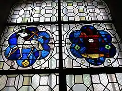 L'Agneau de dieu, un poisson, et du pain (symbolique chrétienne primitive).