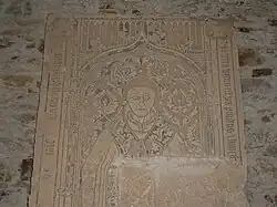 Pierre tombale de Guillaume Chupin.