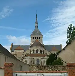 L'abbaye de Saint-Benoît-sur-Loire, Loiret.