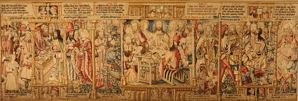 La Trahison de Judas, La Cène et Le baiser de Judas.