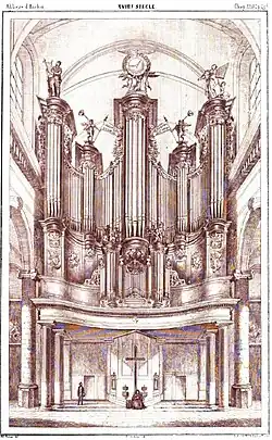 Les orgues de l'abbaye d'Anchin transférés à la collégiale Saint-Pierre de Douai.