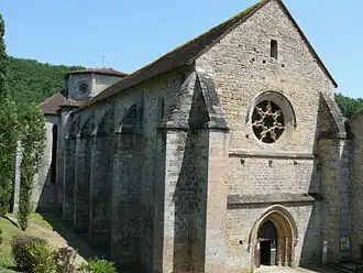 Façade de l'église.