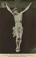 Le Christ en ivoire (carte postale).