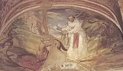 Fresque représentant Sant’Amico