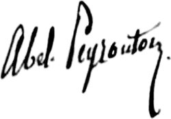 signature d'Abel Peyrouton