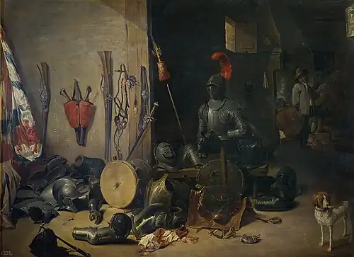 Sa deuxième salle des gardes (entre 1650 et 1670, musée du Prado).