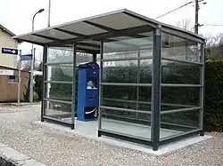 Nouvel abri de quai de Mamirolle.