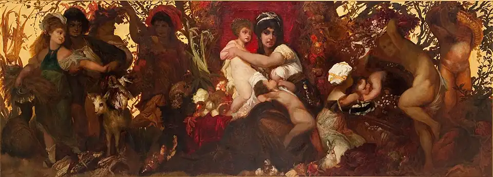 Abundantia (vers 1870), Hans Makart