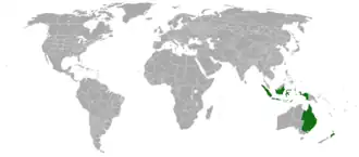 Description de l'image Acacia-falcata-range-map.png.