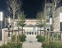 Accès depuis la gare routière.