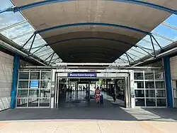 L'accès no&nbsp;1 « Boulevard Pierre Mendès-France ».