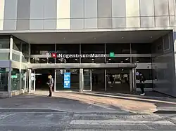 L'accès no&nbsp;2 « Avenue des Marronniers ».