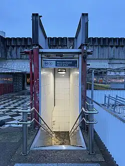 L'accès no&nbsp;3 « Bassin ».