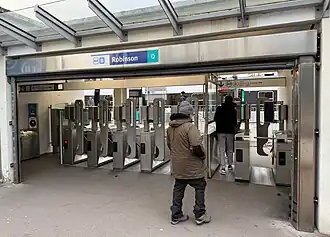 Entrée secondaire de l'accès no&nbsp;2.