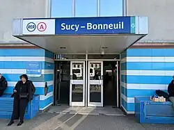 L'entrée secondaire de l'accès no&nbsp;1.