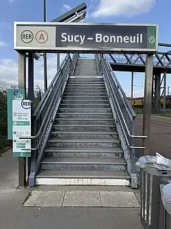 L'accès no&nbsp;3 « Allée La Pérouse ».