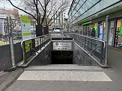 L'accès no&nbsp;3 « Boulevard Chanzy ».