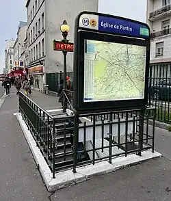 L'accès no&nbsp;5 « Rue Delizy».