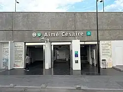 L'accès no&nbsp;1 « Canal Saint-Denis ».