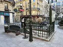 L'accès no&nbsp;2 « Rue Anatole France ».