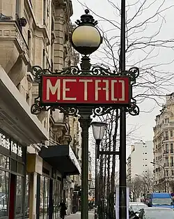 Candélabre Val d'Osne.