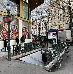 L'accès no&nbsp;6 « Rue Louis Bonnet ».