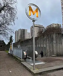 L'accès no&nbsp;4 « Préfecture ».