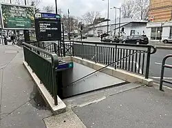 L'accès no&nbsp;1 « Route de la Reine ».